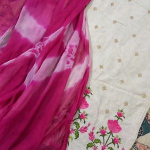 Embroidery Plazzo With Dupatta