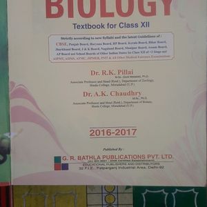 12th Biology Book