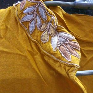 Mustard Color Kurti