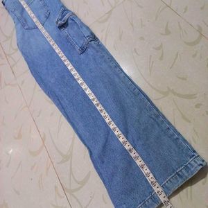 baggy cargo denim