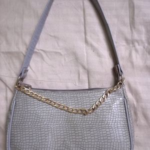 Chain Baguette Shoulder Bag