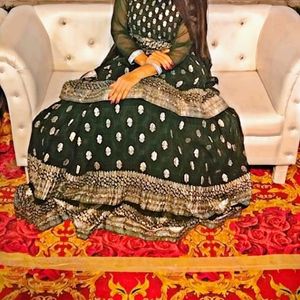 Lehnga With Beautiful Short Frock