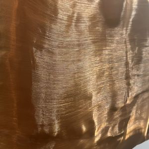 6 Mt Tusaar Silk Golden Fabric New Beautiful