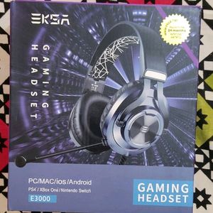 Eksa E3000 Gaming Wired On Ear Headphones With Mic