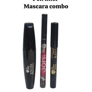 Kajal Eyeliner And Mascara Combo