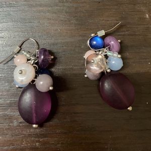 Mauve Color Necklace Sets With Beads