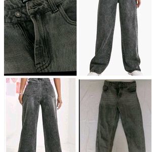 Charcoal Baggy Jeans