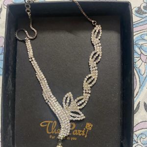 Silver Necklace Jwellery Set