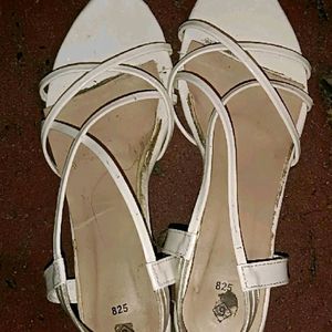 White Sandal For.