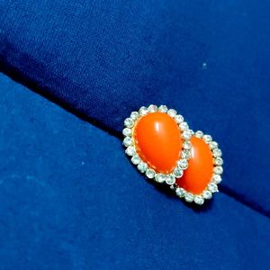 Orange Studs