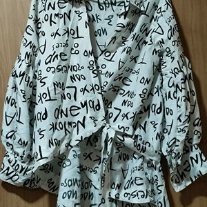 ZARA WRAP UP SHIRT