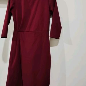 Maroon Dress