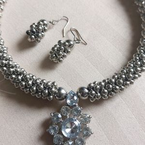 Silver Ensemble Jewellery Set