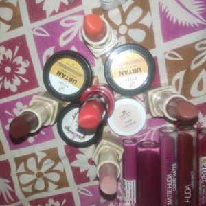 Lipstick, Face Pack, Lip CheekTint And Mask