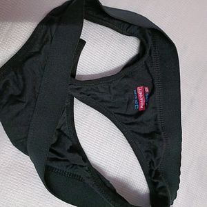 Selfcare Black Thong Panty