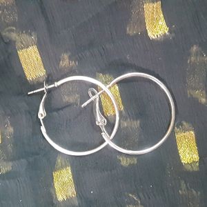 Silver Hoop Earrings