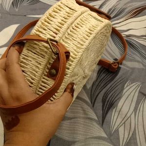 Round Bamboo Bag