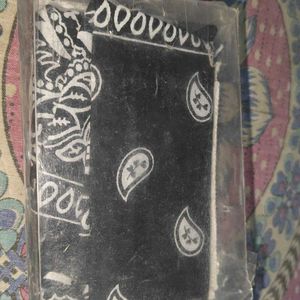 Black And White Handkerchief cum Bandana