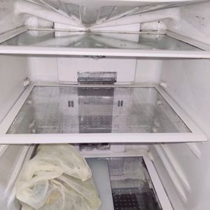 Double Door Fridge Grey