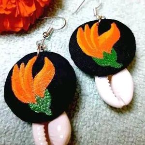 Fabric Earring No 25