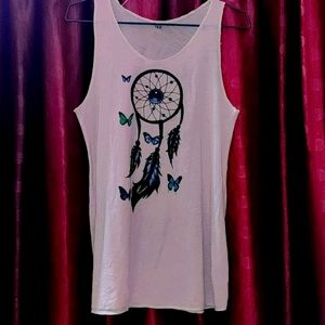 Combo Dreamcatcher Pink Top With Free Leggings