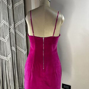 Hot Pink Short Dress (Bust Upto 36)