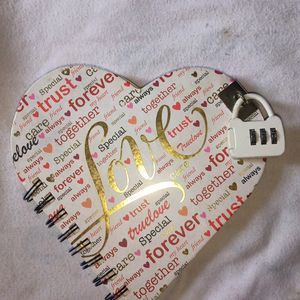 Heart Shaped Personal Diary