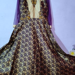 New Ethnic Floor Legth Gown With Diamond Work