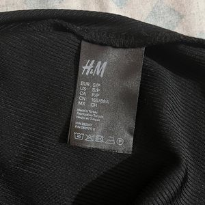 H&M Black Tops Body Suit