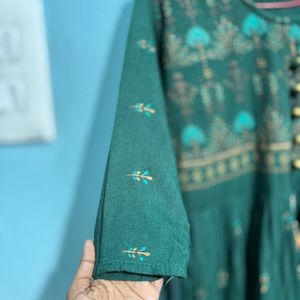 Green Anarkali