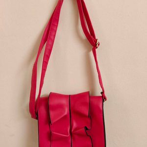 Sling Bag Rose Colour For Women.