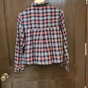 ONLY  Checked Shirt Red