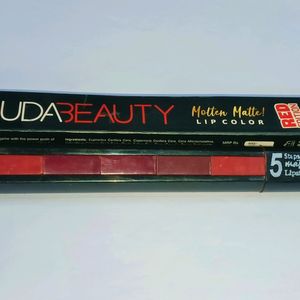 Huda Beauty Molten Matte Lip Colour 5 In 1 Lipstic