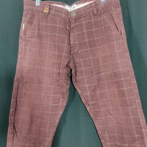 Maroon Casual Pant (Men)