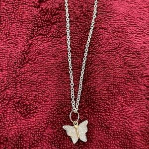 SILVER 🦋 BUTTERFLY PENDANT NECKLACE