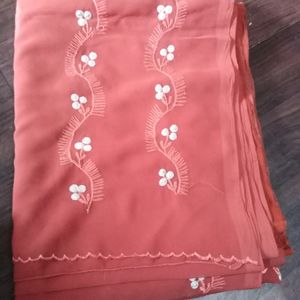 Saree With Stiched Blouse