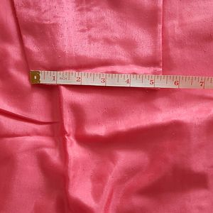 Pink Shiny Cotton Stright Kurta