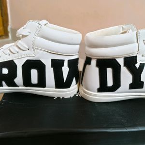 Authentic "Rowdy" White Shoes For Women