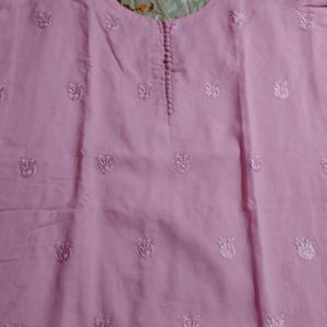 Custom Made Pink Kurta