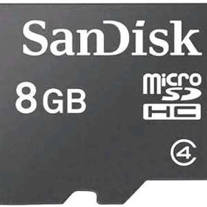 8Gb Sandisk Memory Card