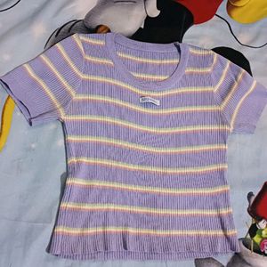 Lavender Crop Top