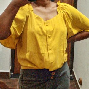 Mustard Yellow Top