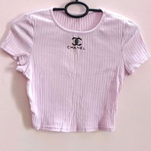 Shein Women Crop Tops And Chanel Top