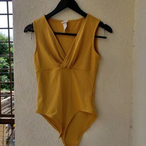 H&M Yellow Body Suit