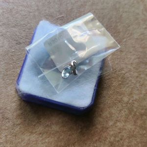 Blue Topaz pure silver pendant