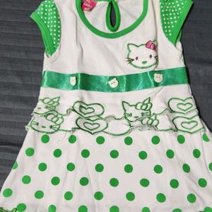 Green Dress For Newborn Girl Baby