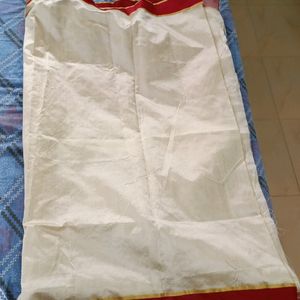 New Cream Saree