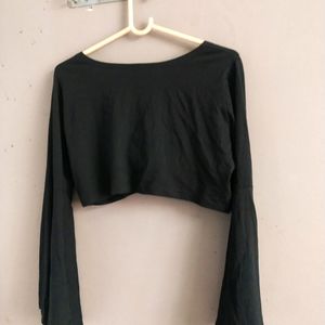 Black Cotton Top