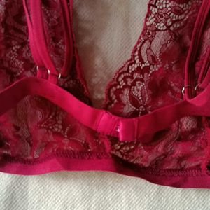 Double Strap Net Bra