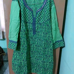 Green kurta XXL